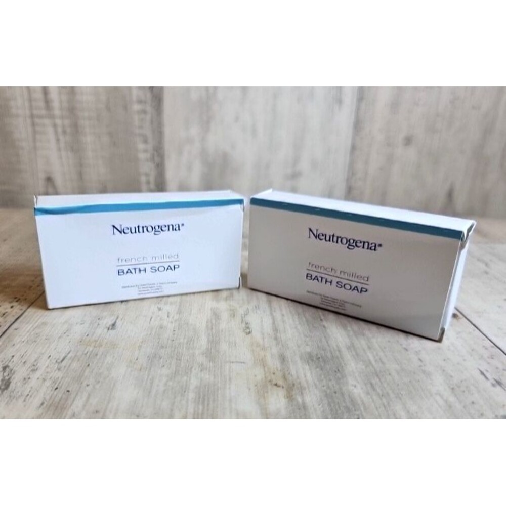Neutrogena French Milled Bath Soap 2 Travel Size Hotel Bars New Boxed